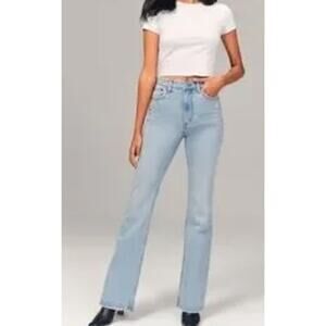 Abercrombie & Fitch Light Blue Flare Jeans